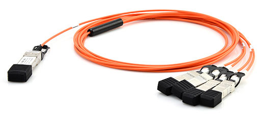 کابل اکتیو ‏QSFP+‎ به ‏4x SFP+‎ 