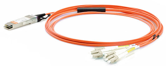 40G QSFP+ to 8xLC AOC‎