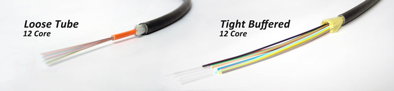 فیبر tight buffer | فیبر loose tube