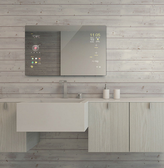 Smart mirror with 31.5 inch touch screen