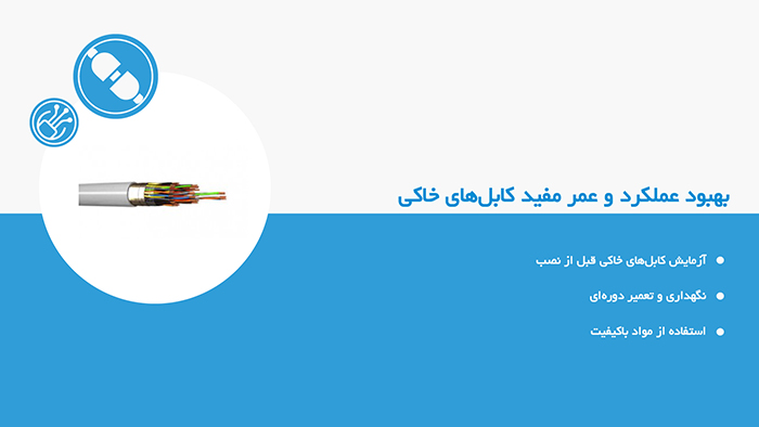 تعمیر کابل های خاکی فیبر نوری